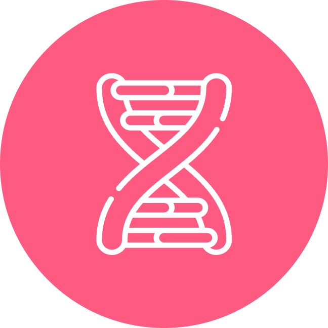 Icon - DNA  profiling - Circle